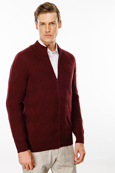 Desen Triko Erkek Ceket