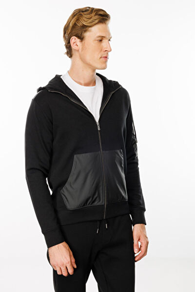 Desen Triko Erkek Sweatshirt