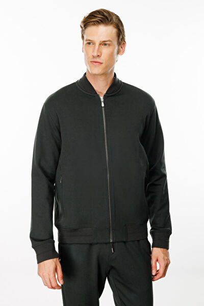 Desen Triko Erkek Sweatshirt