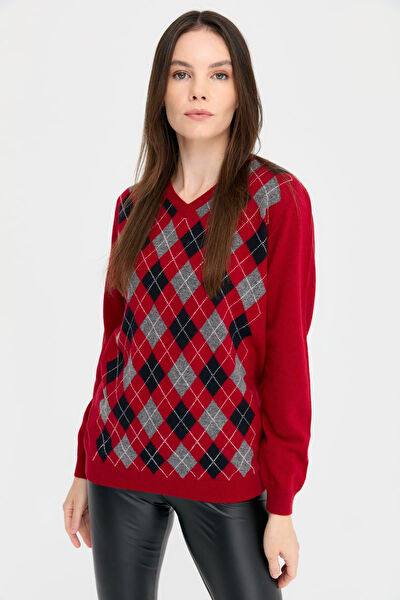 Desen Triko Kadın Triko, Kazak