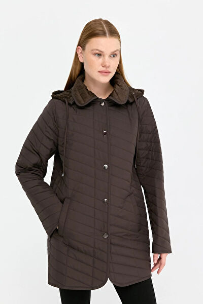 Desen Triko Kadın Ceket