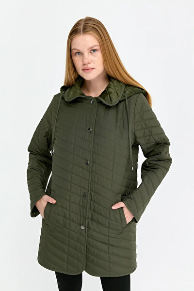 Desen Triko Kadın Ceket