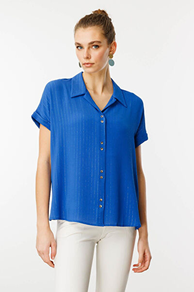 Desen Triko Kadın Gömlek