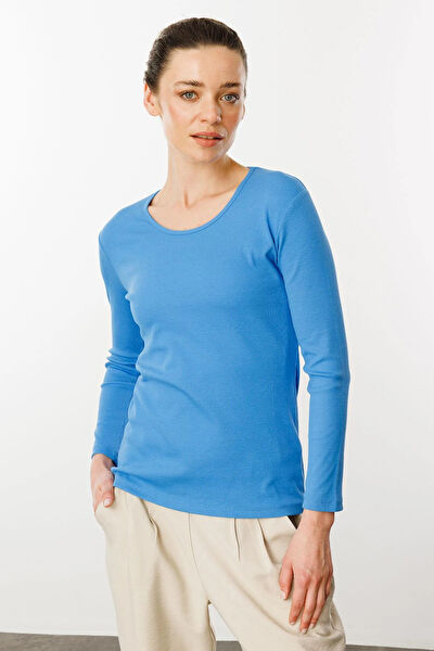 Desen Triko Kadın Bluz