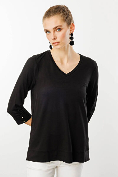 Desen Triko Kadın Bluz