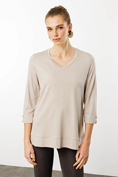 Desen Triko Kadın Bluz