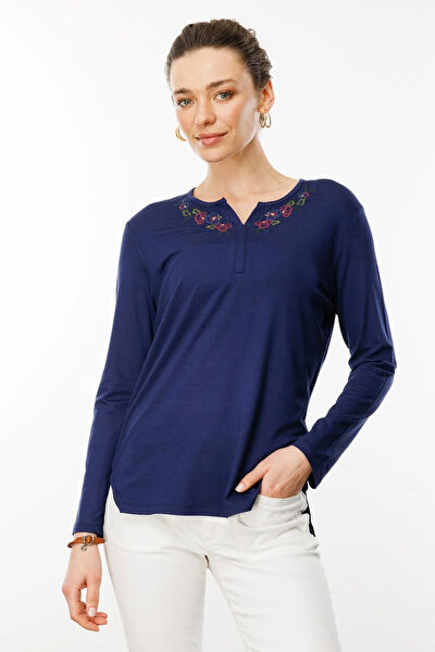 Desen Triko Kadın Bluz