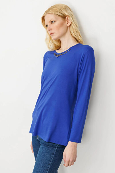 Desen Triko Kadın Bluz