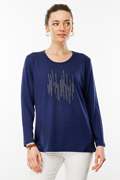 Desen Triko Kadın Bluz