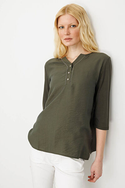 Desen Triko Kadın Bluz