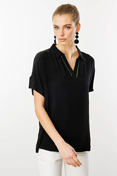 Desen Triko Kadın Bluz