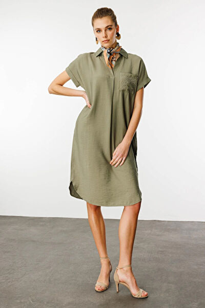 Desen Triko Yazlık Elbise