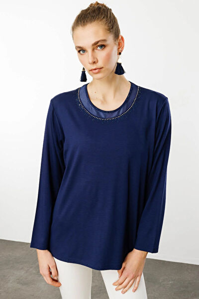 Desen Triko Kadın Bluz