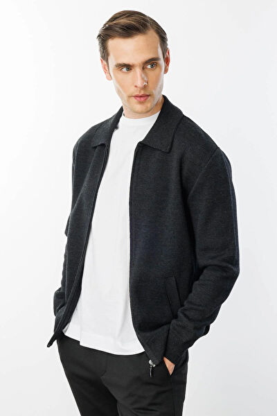 Desen Triko Erkek Ceket