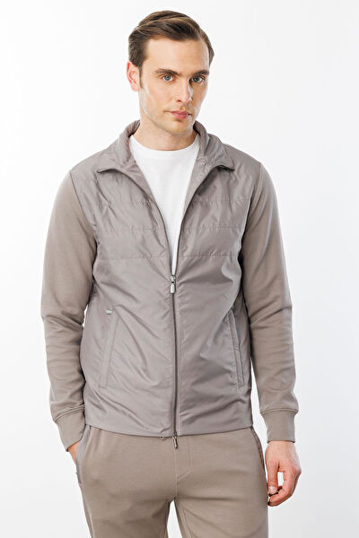 Desen Triko Erkek Sweatshirt