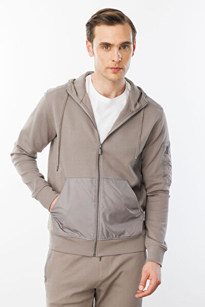 Desen Triko Erkek Sweatshirt