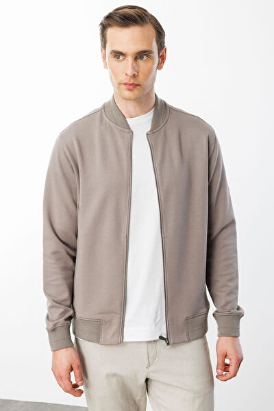 Desen Triko Erkek Sweatshirt