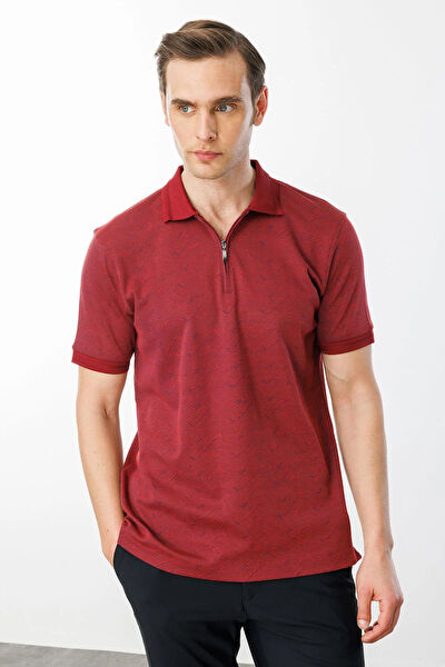 Desen Triko Erkek Tişört