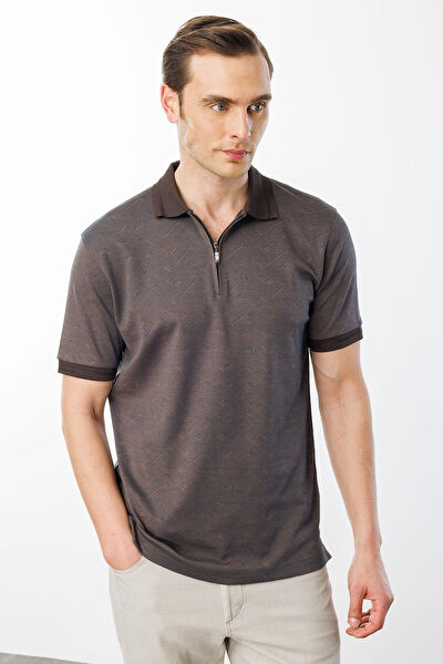 Desen Triko Erkek Tişört