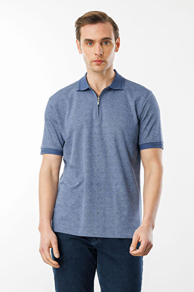 Desen Triko Erkek Tişört