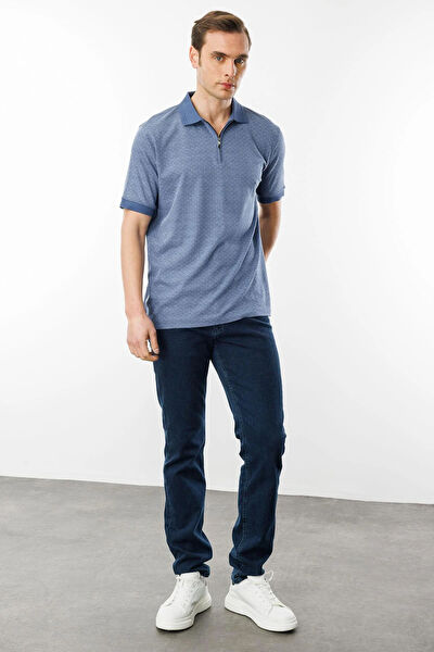 Desen Triko Erkek Tişört