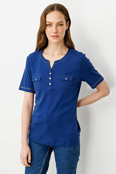 Desen Triko Kadın Tişört