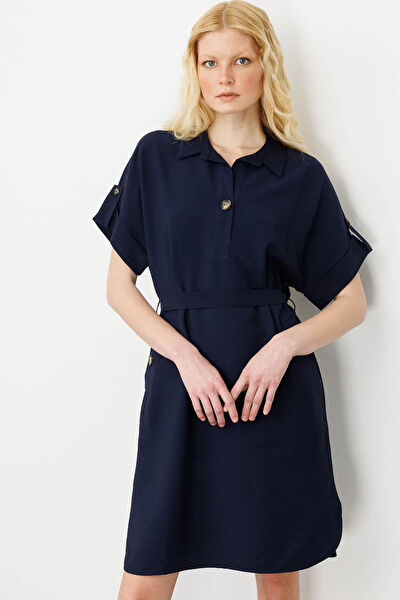 Desen Triko Yazlık Elbise