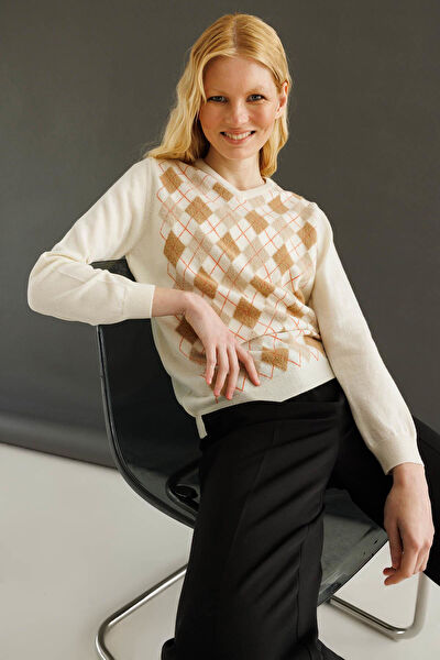 Desen Triko Kadın Triko, Kazak