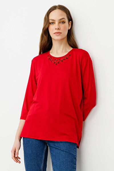 Desen Triko Kadın Bluz