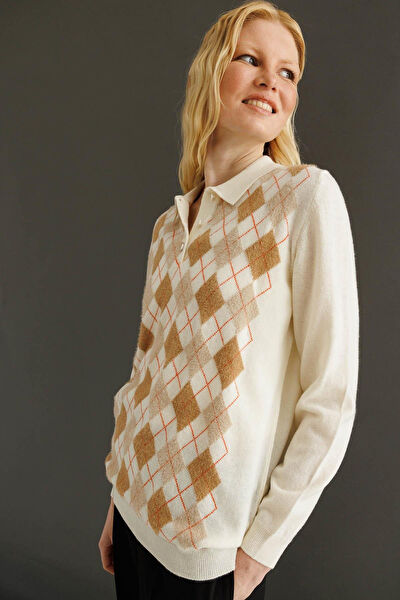 Desen Triko Kadın Triko, Kazak