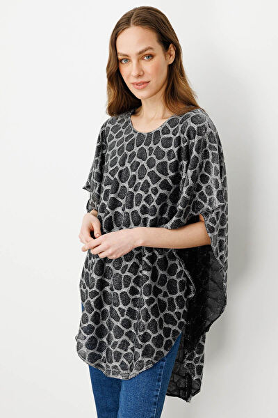 Desen Triko Kadın Bluz