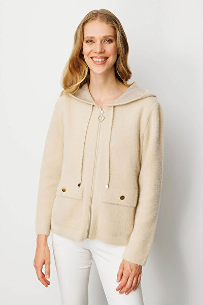 Desen Triko Kadın Sweatshirt