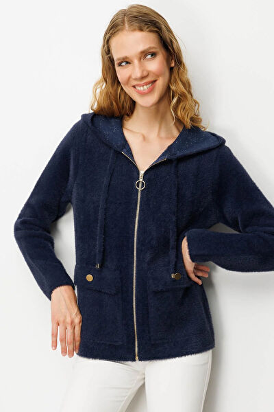 Desen Triko Kadın Sweatshirt