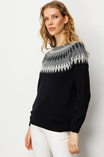 Desen Triko Kadın Triko, Kazak