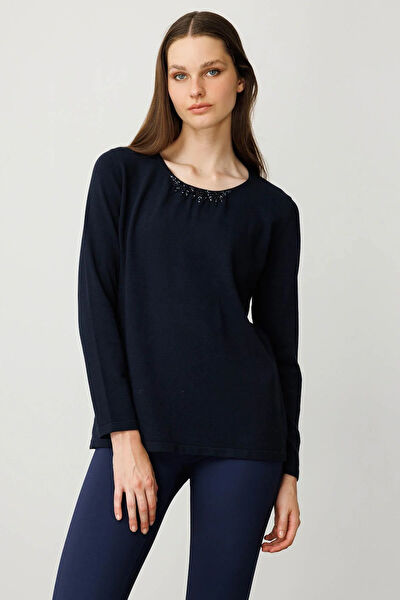 Desen Triko Kadın Bluz