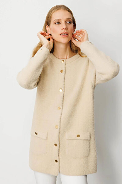 Desen Triko Kadın Ceket