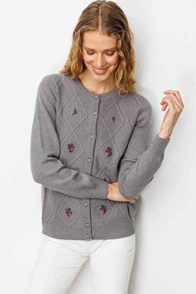 Desen Triko Günlük Hırka