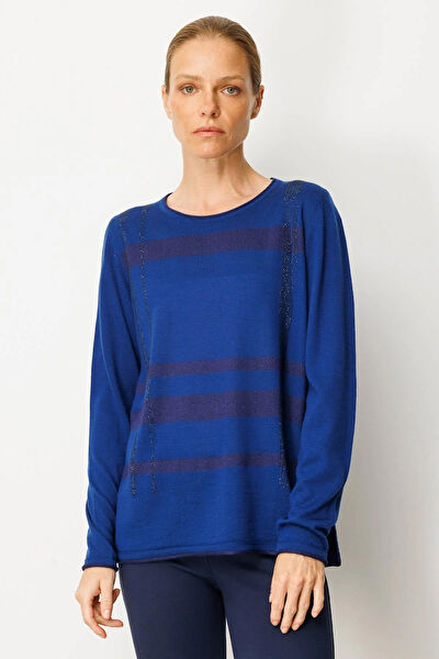 Desen Triko Kadın Bluz