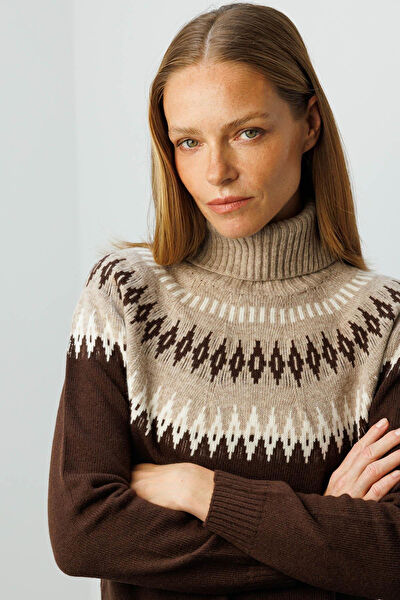 Desen Triko Kadın Triko, Kazak