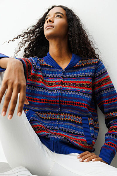 Desen Triko Günlük Hırka