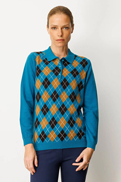 Desen Triko Kadın Triko, Kazak