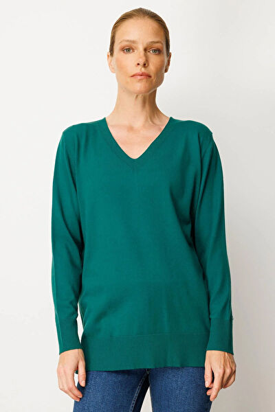 Desen Triko Kadın Bluz