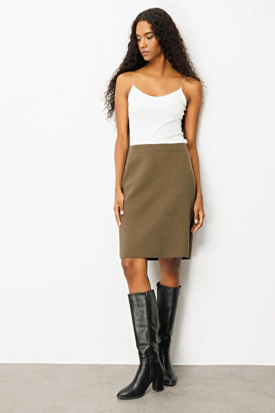 Desen Triko Kadın Etek