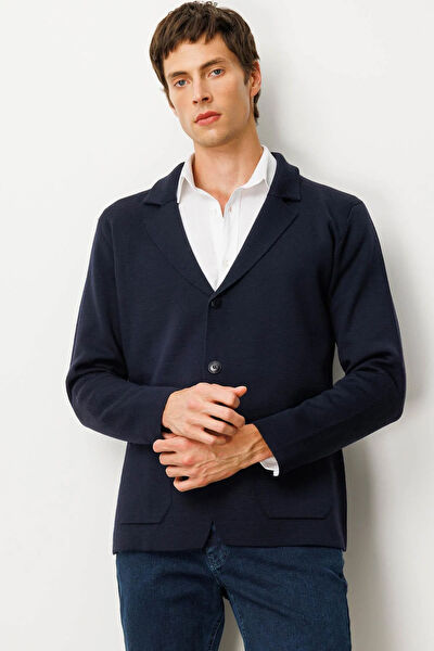 Desen Triko Erkek Ceket