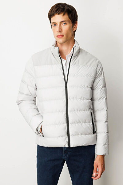 Desen Triko Erkek Mont, Kaban