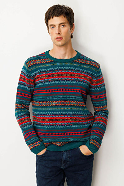 Desen Triko Erkek Triko, Kazak