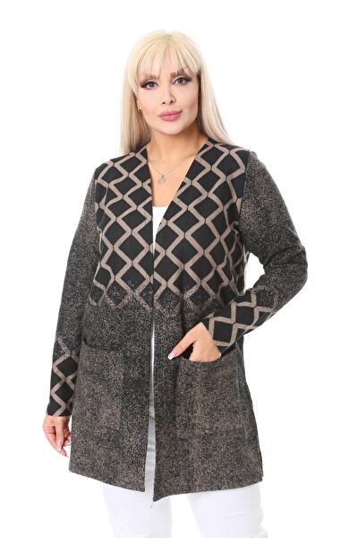 MELSAY Büyük Beden Hırka