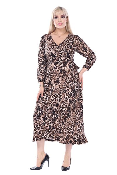 MELSAY Büyük Beden Günlük Elbise