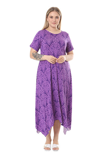 MELSAY Büyük Beden Günlük Elbise