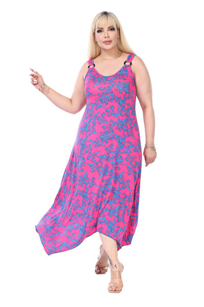 MELSAY Büyük Beden Günlük Elbise